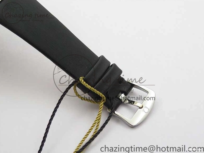 0811 Ladies’ De Ville Trésor Diamond SS 3AF 1:1 Best Edition White MOP Dial RG Markers On Black Fabric strap Swiss Quartz Comfortable 7884